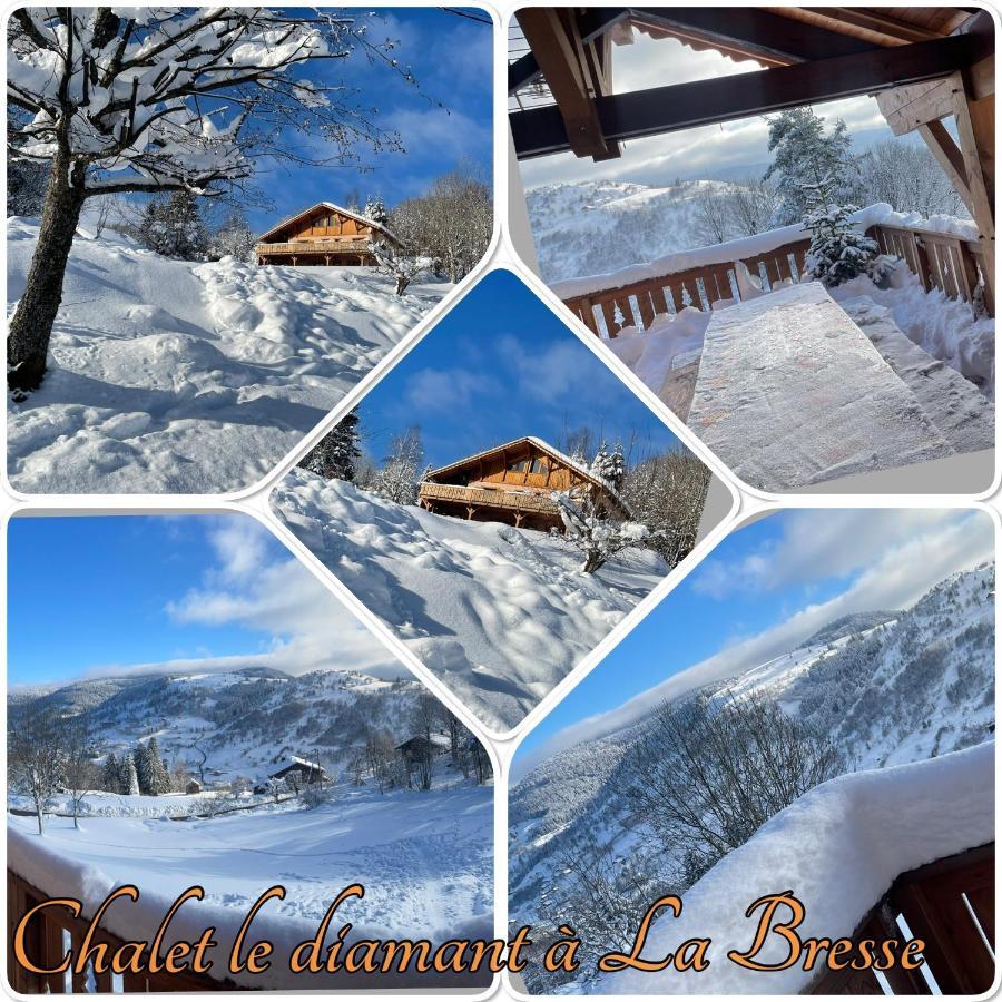 Chalet Spa Le Diamant Nathalie Mn La Rouge La Bresse Ngoại thất bức ảnh