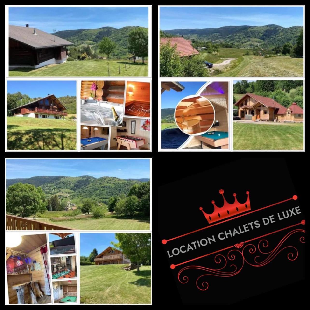 Chalet Spa Le Diamant Nathalie Mn La Rouge La Bresse Ngoại thất bức ảnh